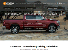 Tablet Screenshot of drivingtelevision.com